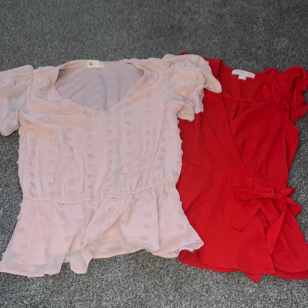 Lot - Peplum Blouses